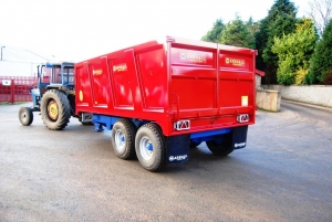 Marshalls Agricultural Monocoque Trailer QM/8 with Barn Doors
